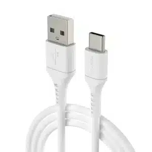 کابل USB به USB-C هادرون مدل HTC-A-C01 طول ۱ متر – کابل شارژ سریع Type-C با کیفیت بالا برای شارژ و انتقال داده